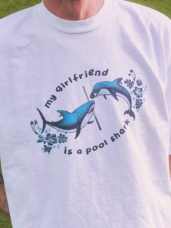 MY GF IS A POOL SHARK T-shirt (Unisex)
